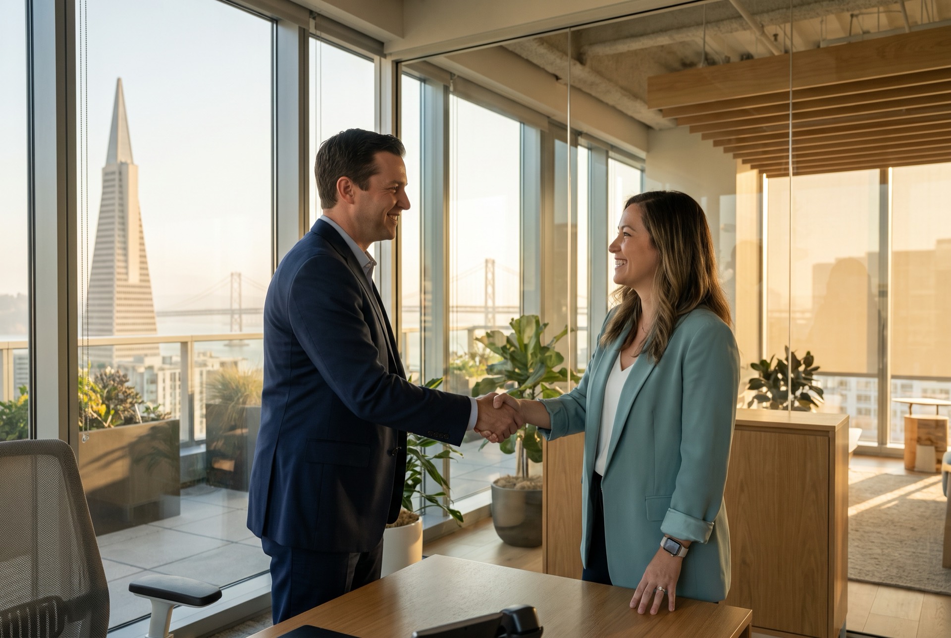 A Smooth, Structured Transition